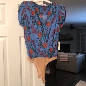 ASTR the Label print bodysuit top size L